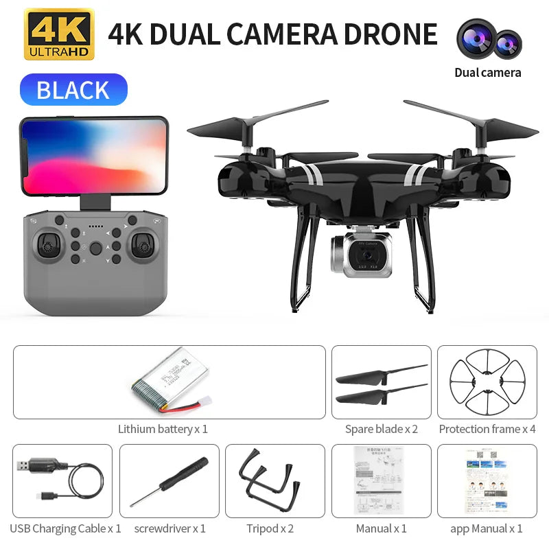 KY101 RC Drone Professional 4K HD Camera