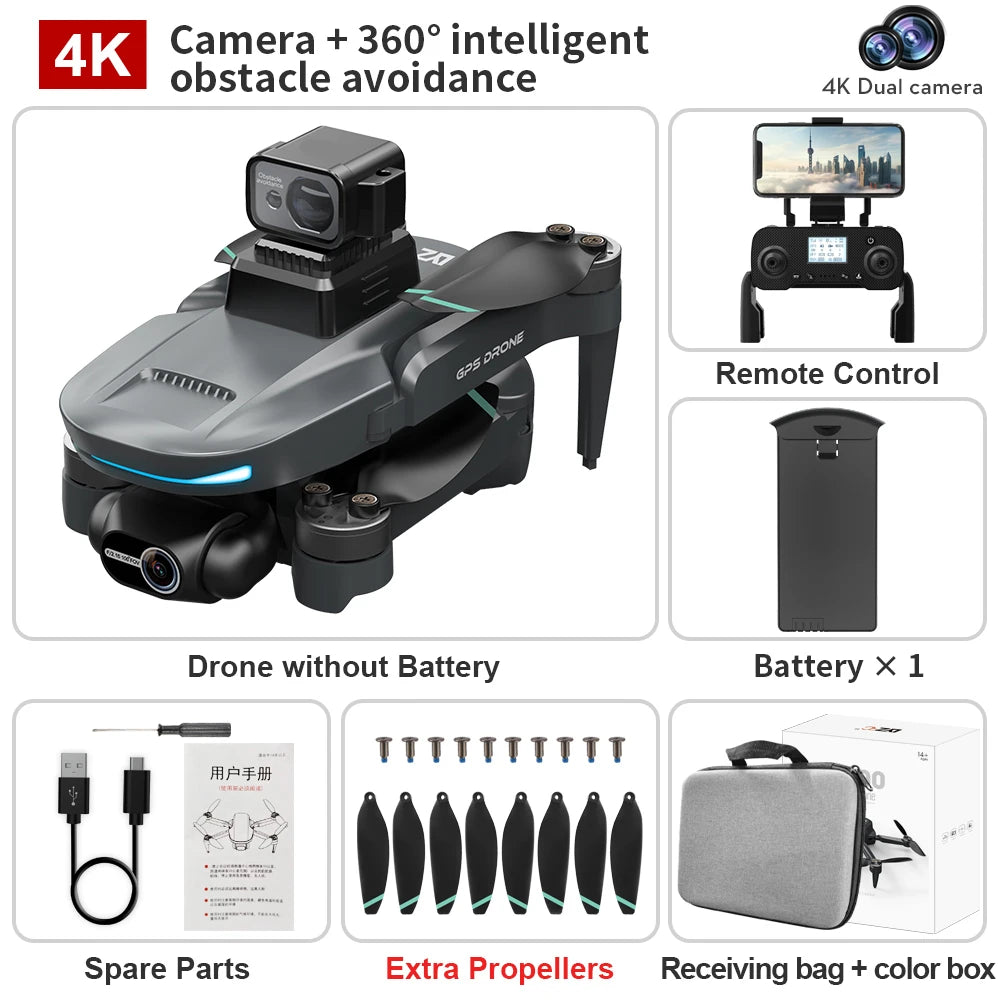 L200 PRO MAX Drone 4K Professional 2-Axis