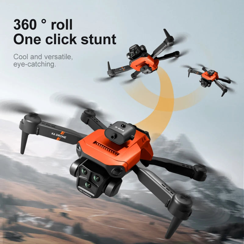 2023 New K6 Max RC Drone Three Camera 4K Professional