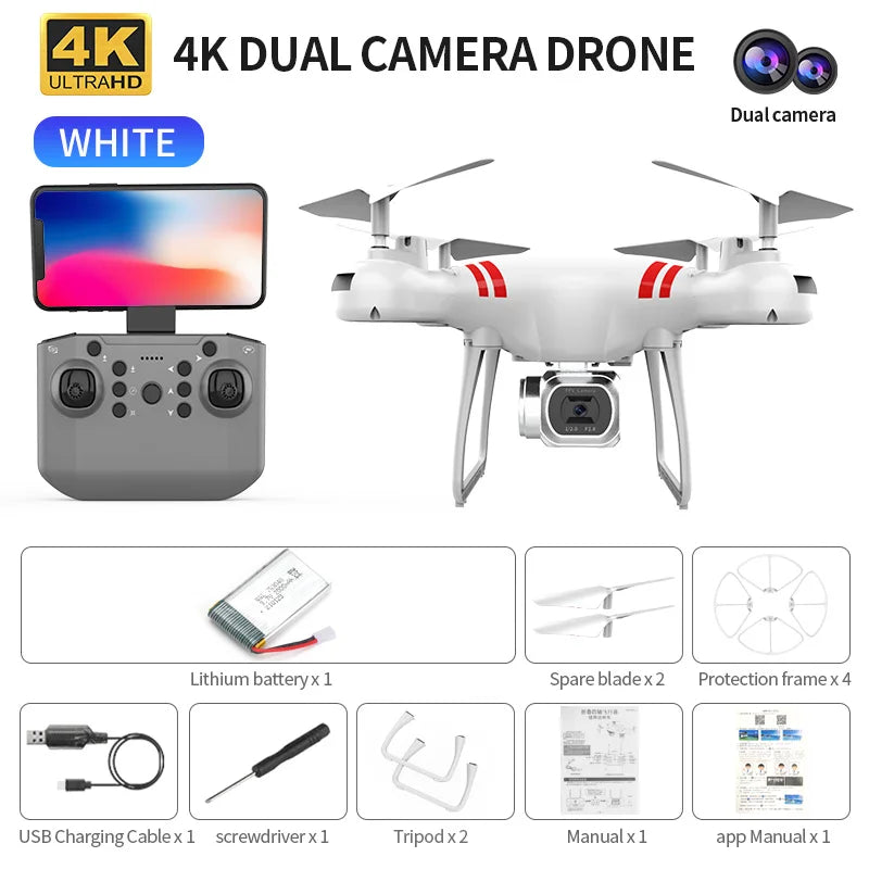 KY101 RC Drone Professional 4K HD Camera
