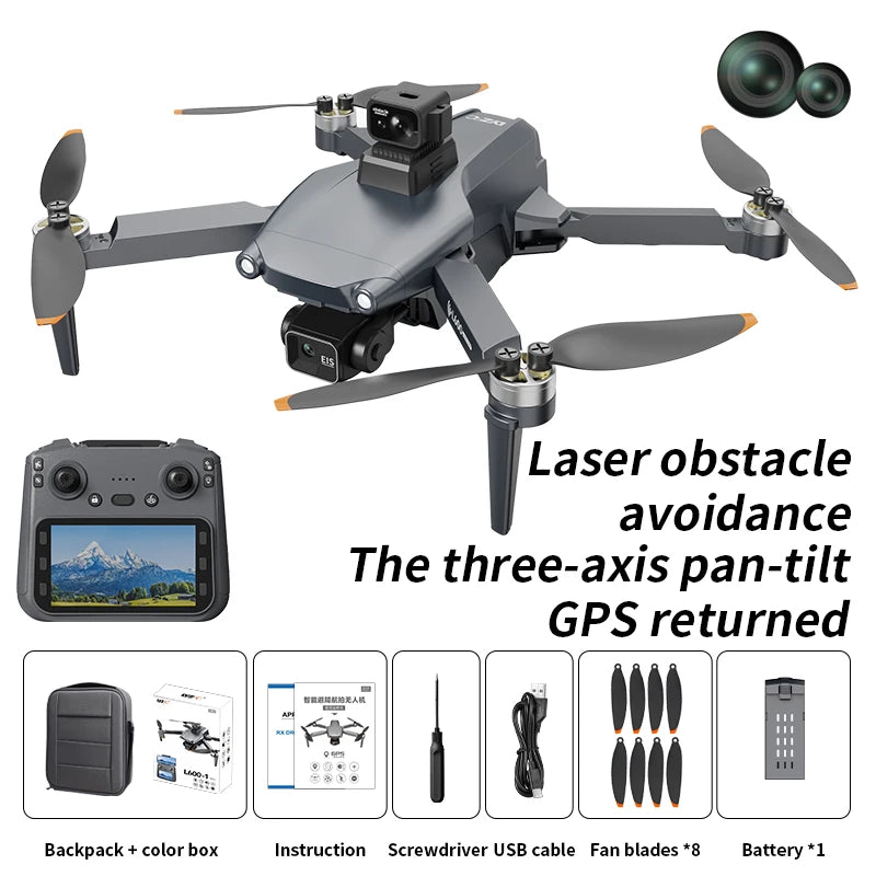 L600 GPS Drone 4K Professional HD Dual Camera