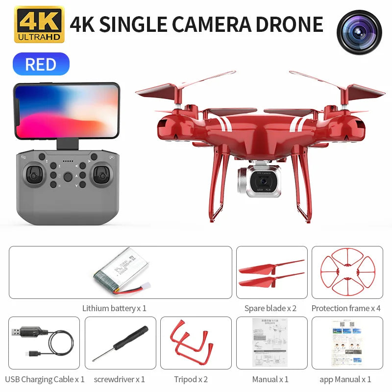 KY101 RC Drone Professional 4K HD Camera