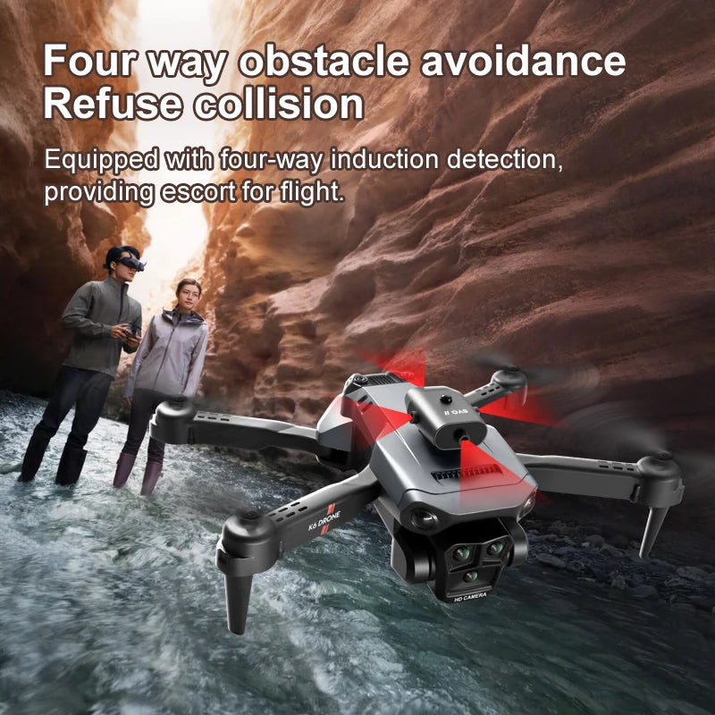 2023 New K6 Max RC Drone Three Camera 4K Professional