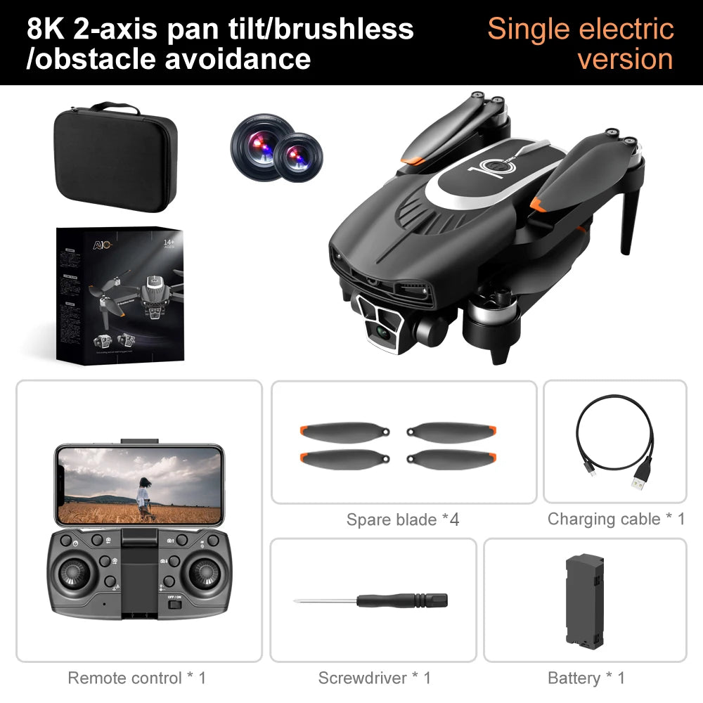 A10 Pro Drone Profesional Dual HD Camera