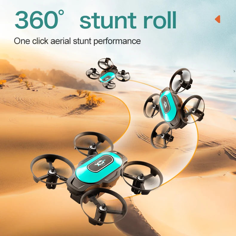 Mini RC Drone 360° Stunt Rolling