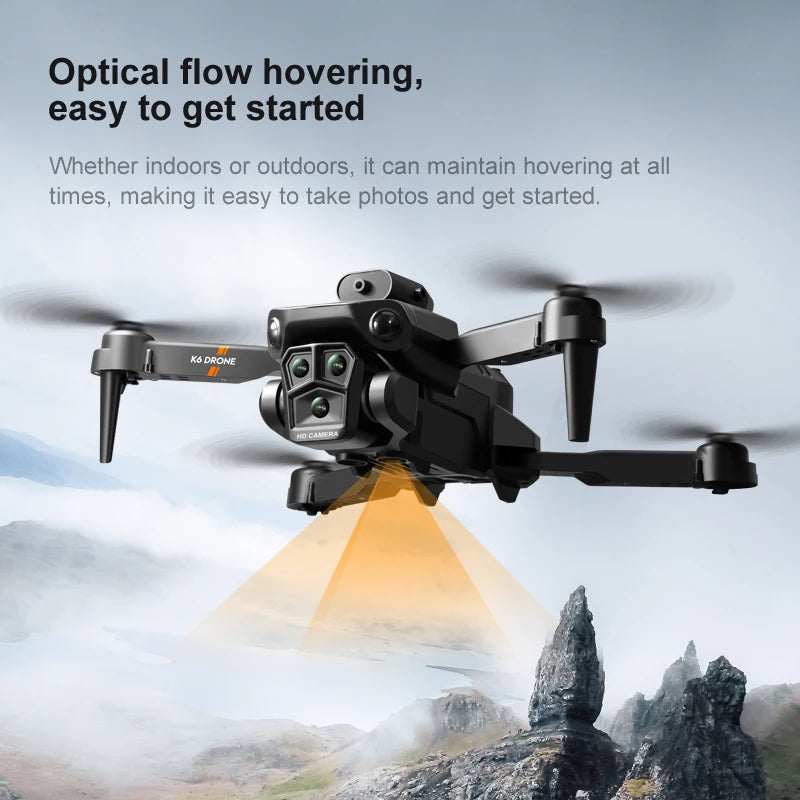2023 New K6 Max RC Drone Three Camera 4K Professional