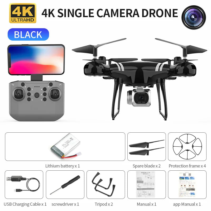 KY101 RC Drone Professional 4K HD Camera