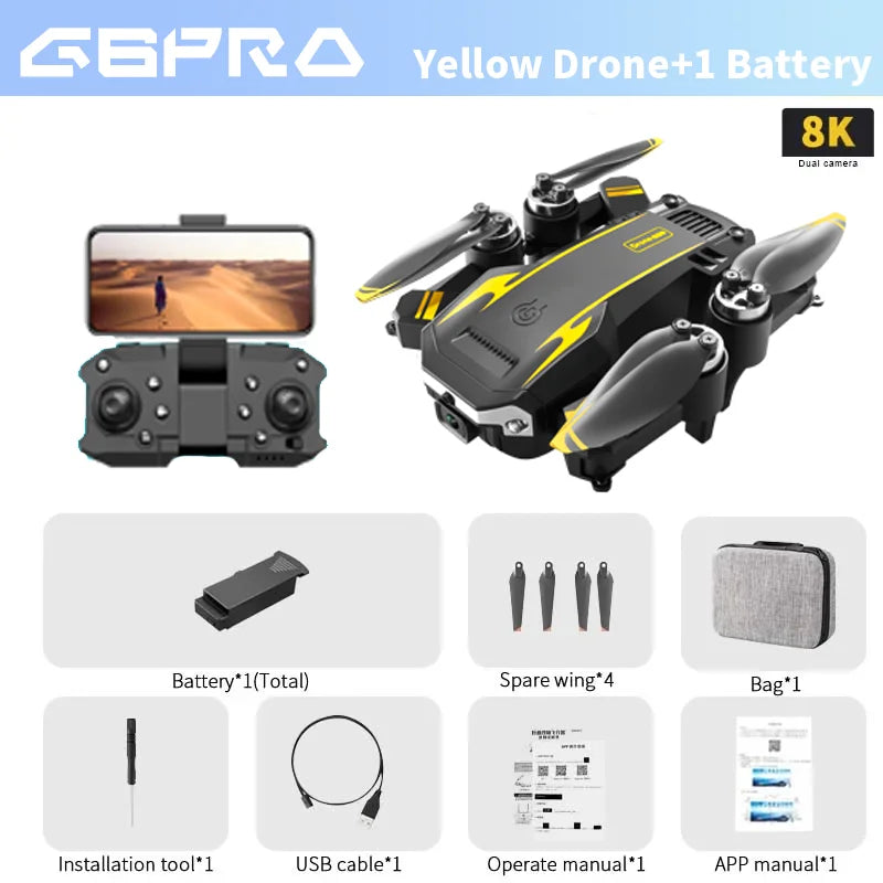 G6 Drone 5G 8K HD Camera GPS Four-Sided