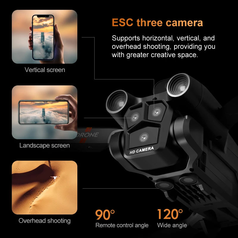 K9 Max Drone Profesional Dual HD Camera