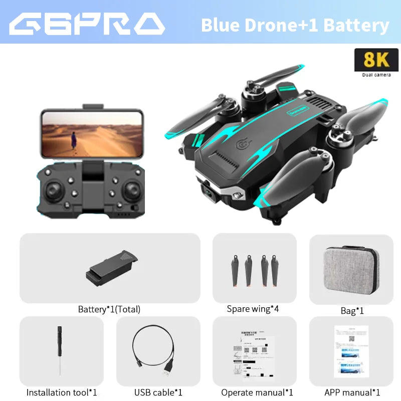 G6 Drone 5G 8K HD Camera GPS Four-Sided