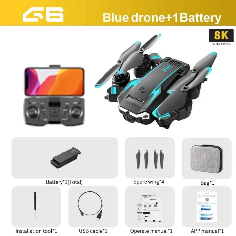 G6 Drone 5G 8K HD Camera GPS Four-Sided