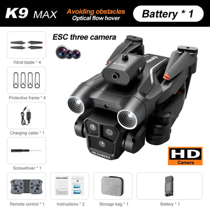K9 Max Drone Profesional Dual HD Camera