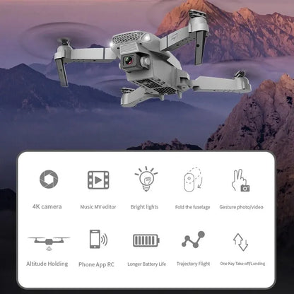 2024 New E88 Pro WIFI FPV Drone Wide Angle HD 4K