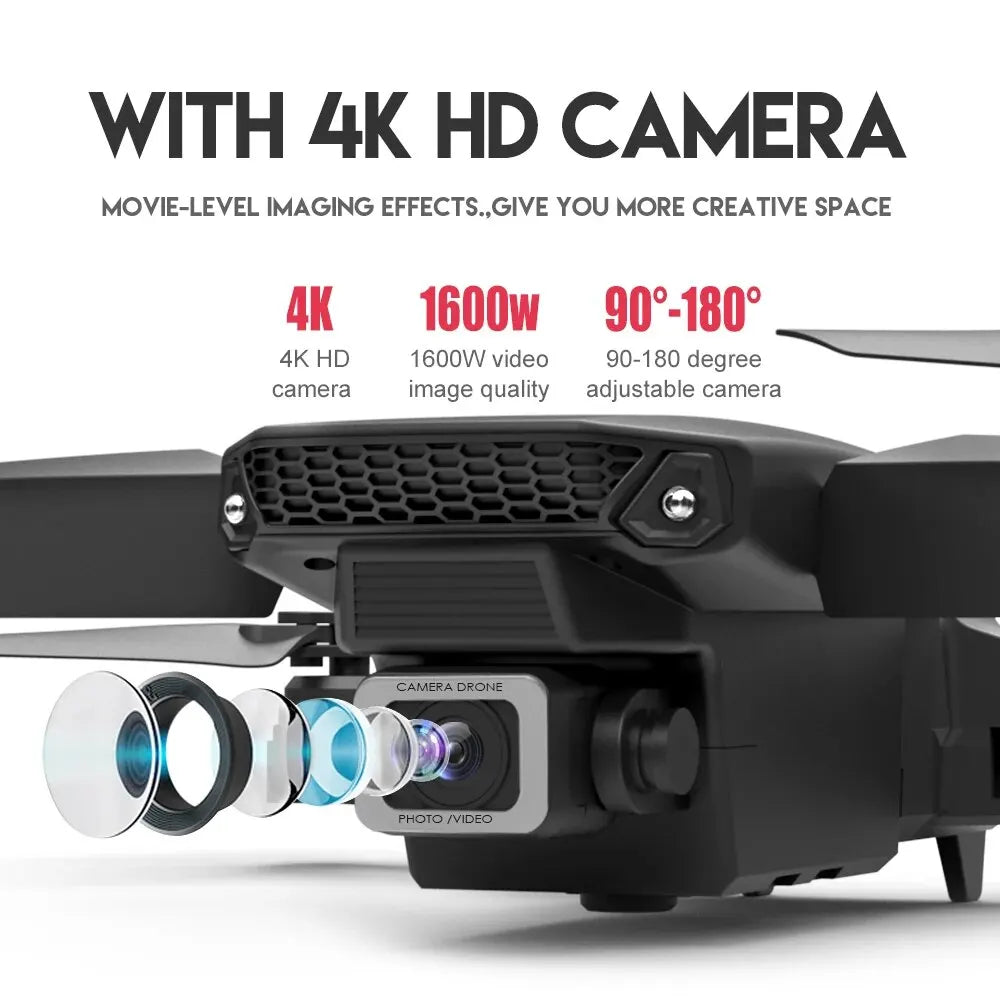 2024 New E88 Pro WIFI FPV Drone Wide Angle HD 4K