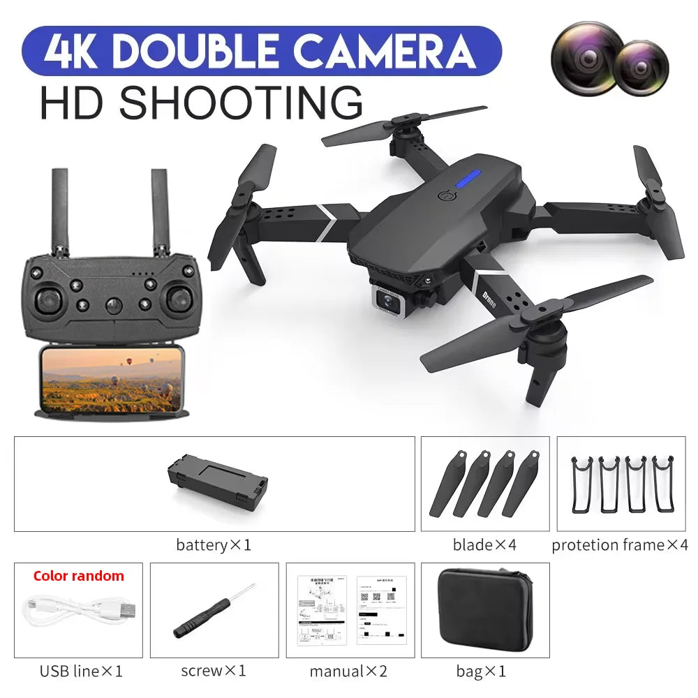 2024 New E88 Pro WIFI FPV Drone Wide Angle