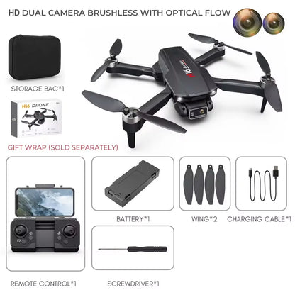 New Drone H16 GPS Professional Dual Camera
